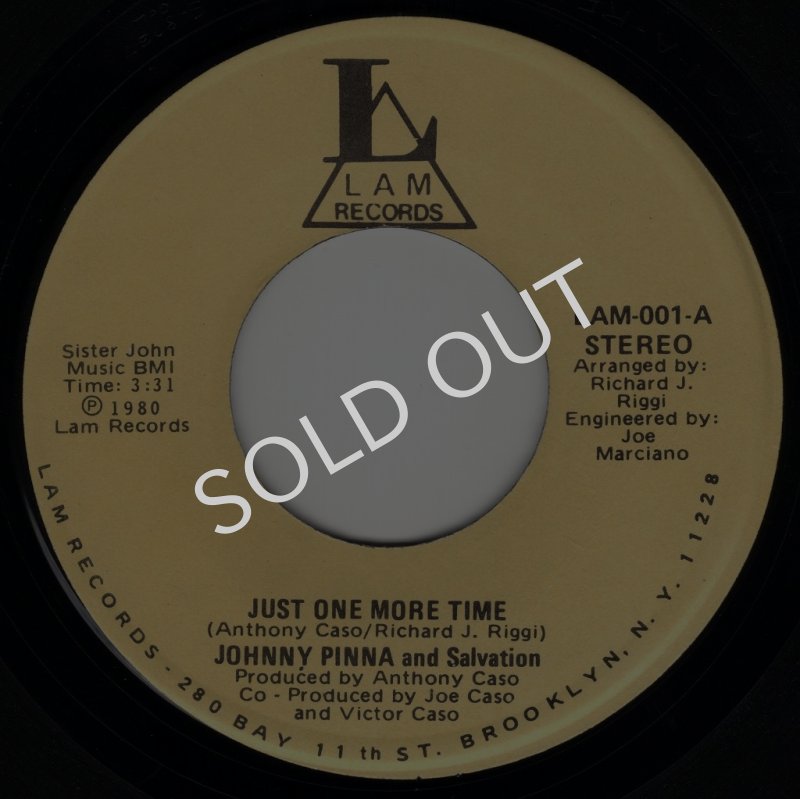 画像1: JOHNNY PINNA AND SALVATION / TONY CASO AND SALVATION - JUST ONE MORE TIME / I WANT TO DANCE WITH YOU  (1)