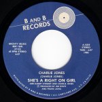 画像1: CHARLIE JONES - SHE'S A RIGHT ON GIRL / I FEEL LIKE HUMMING  (1)