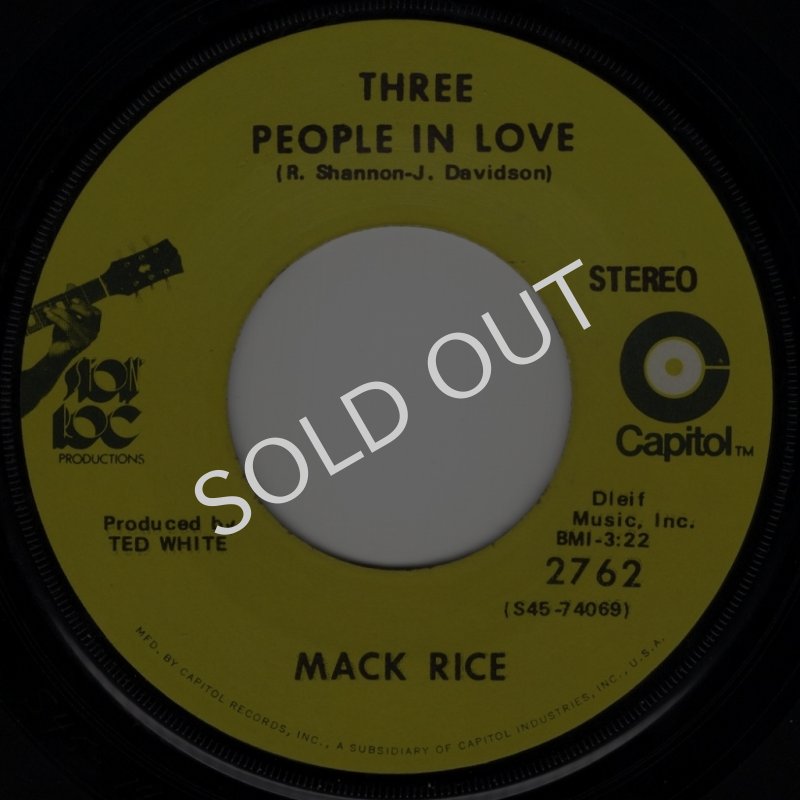 画像1: MACK RICE - THREE PEOPLE IN LOVE / BUMBLE BEE WOMAN  (1)