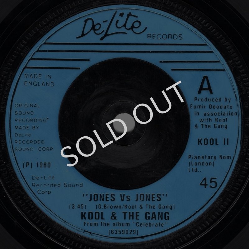 画像1: KOOL & THE GANG - JONES VS JONES / SUMMER MADNESS  (1)