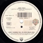 画像2: JANE CHILD - DON'T WANNA FALL IN LOVE (REMIX / EDIT) / WORLD LULLABYE (LP-VERSION)  (2)