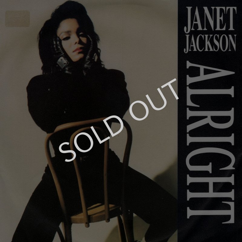 画像1: JANET JACKSON - ALRIGHT (7" R&B MIX) / ALRIGHT (7" REMIX)  (1)