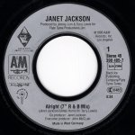 画像2: JANET JACKSON - ALRIGHT (7" R&B MIX) / ALRIGHT (7" REMIX)  (2)