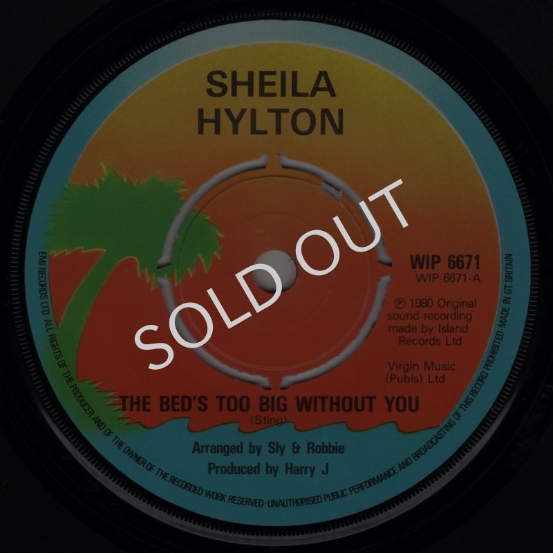 画像1: SHEILA HYLTON - THE BED'S TOO BIG WITHOUT YOU / GIVE ME YOUR LOVE  (1)