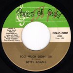 画像2: BETTY ADAMS ‎- MAKE IT REAL ("RIDE ON") / TOO MUCH GOIN' ON  (2)