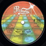 画像1: UNIQUE - WHAT I GOT IS WHAT YOU NEED / UNIQUE WHAT I GOT IS WHAT YOU NEED (INSTRUMENTAL)  (1)