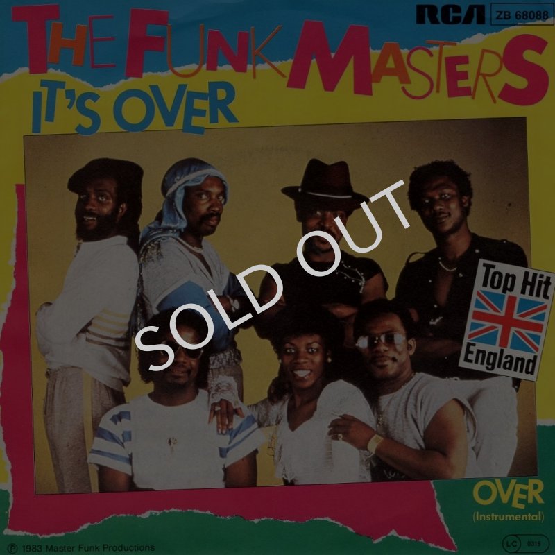 画像1: THE FUNK MASTERS - IT'S OVER / OVER (INSTRUMENTAL)  (1)