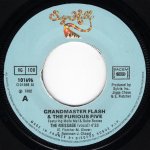 画像2: GRANDMASTER FLASH & THE FURIOUS FIVE - THE MESSAGE (VOCAL) / THE MESSAGE (INSTRUMENTAL)  (2)