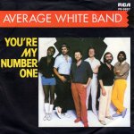 画像1: AVERAGE WHITE BAND - YOU'RE MY NUMBER ONE / THEATER OF EXCESS  (1)