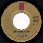 画像1: BILLY PAUL - LET'S MAKE A BABY / MY HEAD'S ON STRAIGHT  (1)