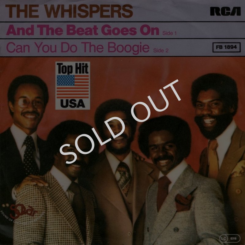 画像1: THE WHISPERS - AND THE BEAT GOES ON / CAN YOU DO THE BOOGIE  (1)