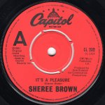 画像2: SHEREE BROWN - IT'S A PLEASURE / STRAIGHT AHEAD  (2)