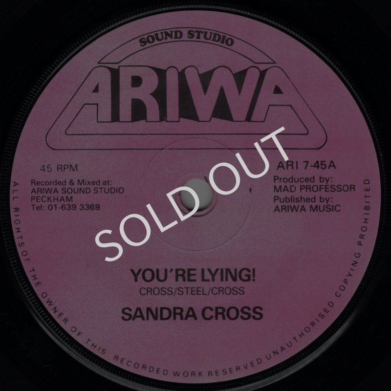 画像1: SANDRA CROSS / MAD PROFESSOR & THE ROBOTICS - YOU'RE LYING! / BANANA REPUBLIC  (1)