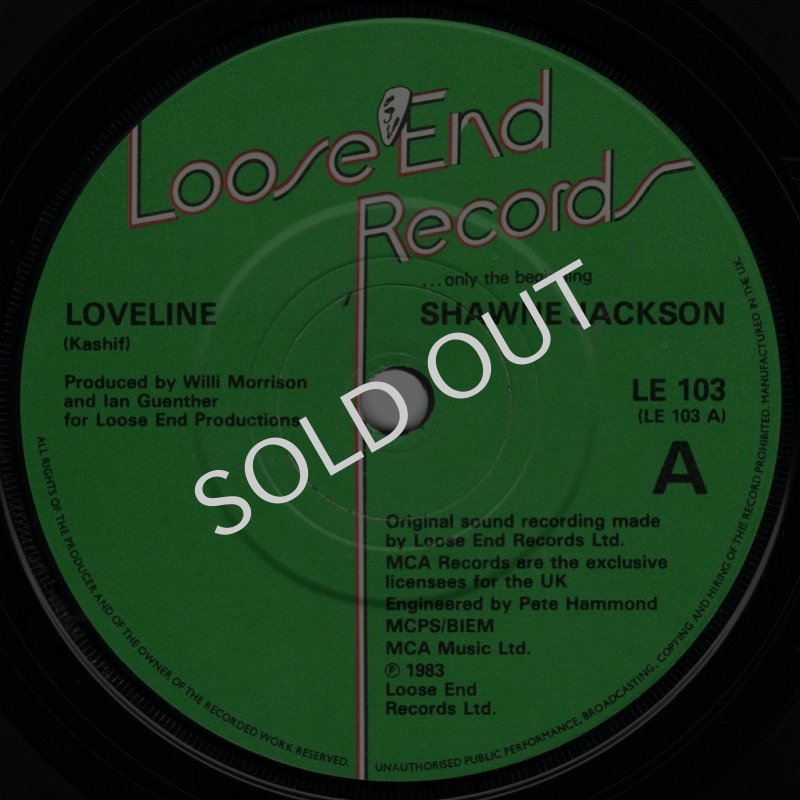 画像1: SHAWNE JACKSON - LOVELINE / LOVELINE (INSTRUMENTAL)  (1)