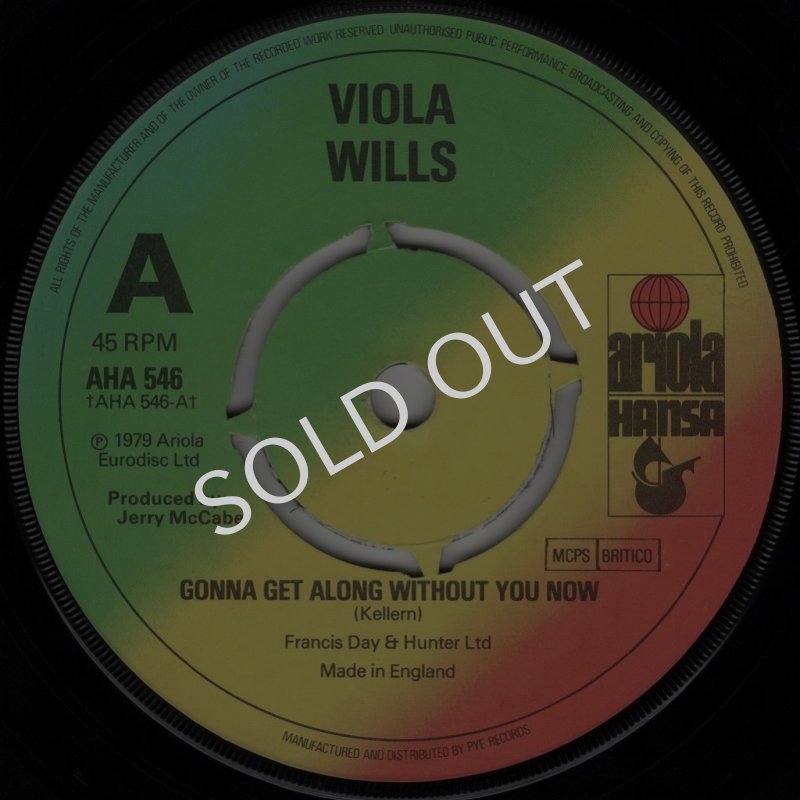 画像1: VIOLA WILLS - GONNA GET ALONG WITHOUT YOU NOW / YOUR LOVE  (1)