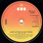 画像1: SINE - JUST LET ME DO MY THING / JUST LET ME DO MY THING (DISCO VERSION)  (1)