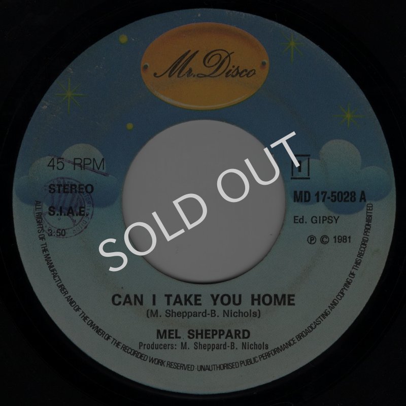 画像1: MEL SHEPPARD - CAN I TAKE YOU HOME / I LOVE MAKIN' LOVE TO YOU  (1)