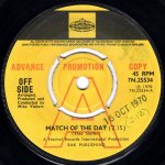 画像1: OFFSIDE - MATCH OF THE DAY / SMALL DEAL  (1)