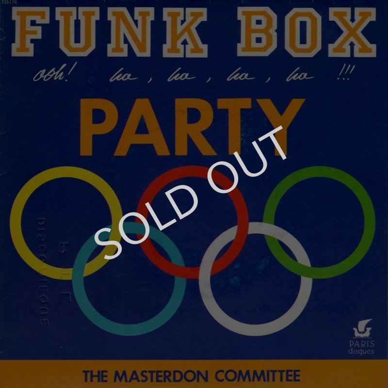 画像1: THE MASTERDON COMMITTEE - FUNKBOX PARTY / FUNKBOX PARTY (INSTRUMENTAL)  (1)