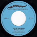 画像2: GOLDIE ALEXANDER - SHOW YOU MY LOVE / GO BACK  (2)