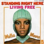 画像1: MELBA MOORE - STANDING RIGHT HERE / LIVING FREE  (1)