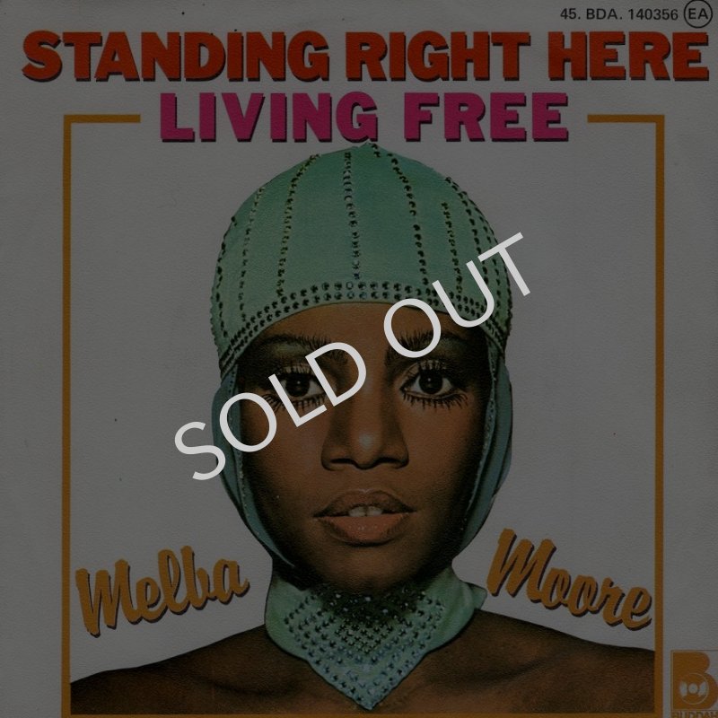 画像1: MELBA MOORE - STANDING RIGHT HERE / LIVING FREE  (1)