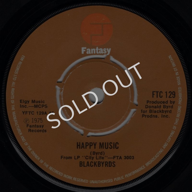 画像1: BLACKBYRDS - HAPPY MUSIC / LOVE SO FINE  (1)