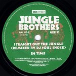 画像4: JUNGLE BROTHERS - BLACK IS BLACK (ULTIMATUM MIX) / STRAIGHT OUT THE JUNGLE (REMIXED BY SOUL SHOCK)   (4)