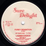 画像2: LADIES CHOICE - FUNKY SENSATION (MID-TEMPO MIX) / FUNKY SENSATION (INSTRUMENTAL)  (2)