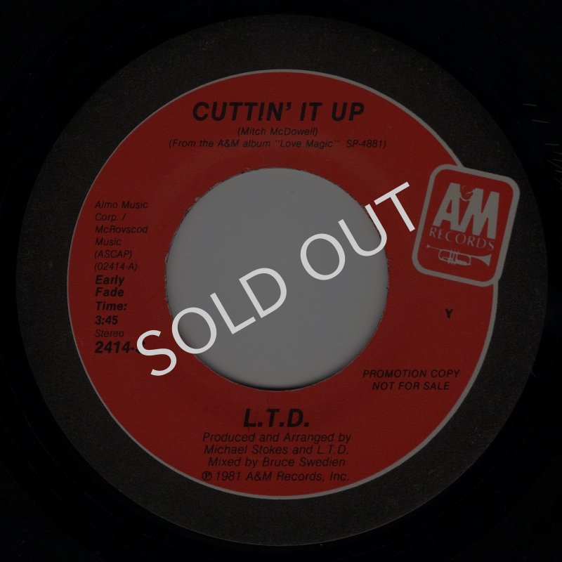 画像1: L.T.D. - CUTTIN' IT UP (STEREO) / CUTTIN' IT UP (MONO)  (1)