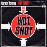 画像1: KAREN YOUNG - HOT SHOT / HOT SHOT (INSTRUMENTAL)  (1)