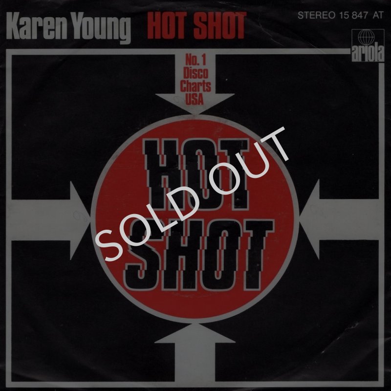 画像1: KAREN YOUNG - HOT SHOT / HOT SHOT (INSTRUMENTAL)  (1)