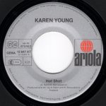 画像2: KAREN YOUNG - HOT SHOT / HOT SHOT (INSTRUMENTAL)  (2)