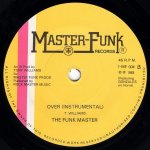 画像2: THE FUNK MASTERS - IT'S OVER / OVER (INSTRUMENTAL)  (2)