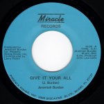 画像1: JEREMIAH BURDEN - GIVE IT YOUR ALL / ALL THIS LOVE  (1)