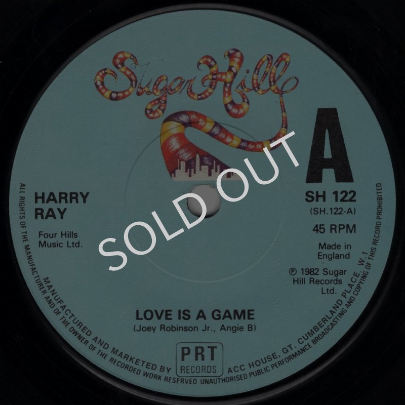 画像1: HARRY RAY - LOVE IS A GAME / SWEET BABY  (1)