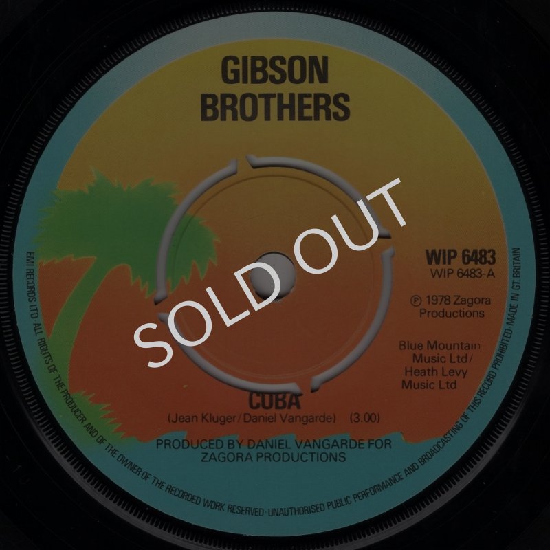 画像1: GIBSON BROTHERS - CUBA / CUBA (CLUB VERSION)  (1)