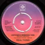 画像1: REAL THING - LOVE'S SUCH A WONDERFUL THING / TOPSY TURVY  (1)