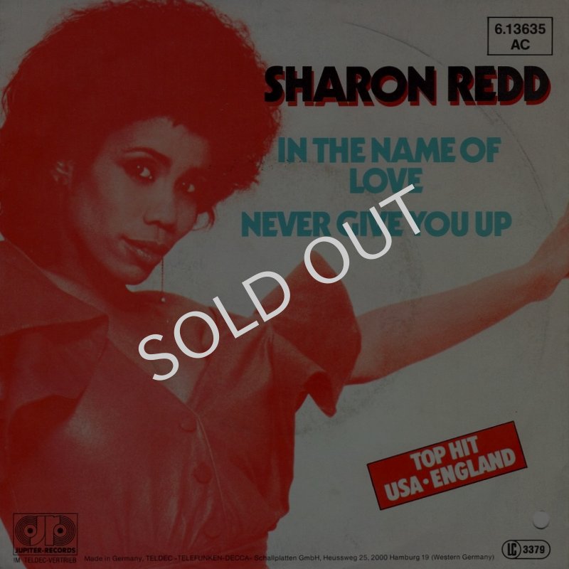 画像1: SHARON REDD - IN THE NAME OF THE LOVE / NEVER GIVE YOU UP  (1)