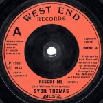 画像1: SYBIL THOMAS - RESCUE ME (VOCAL) / RESCUE ME (INSTRUMENTAL)  (1)