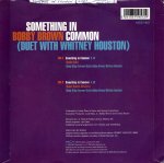 画像2: BOBBY BROWN (DUET WITH WHITNEY HOUSTON) - SOMETHING IN COMMON (RADIO EDIT) / SOMETHING IN COMMON (QUIET STORM VERSION)  (2)