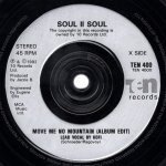 画像2: SOUL II SOUL‎ - MOVE ME NO MOUNTAIN (ALBUM EDIT) / MOVE ME NO MOUNTAIN (RADIO MIX)  (2)