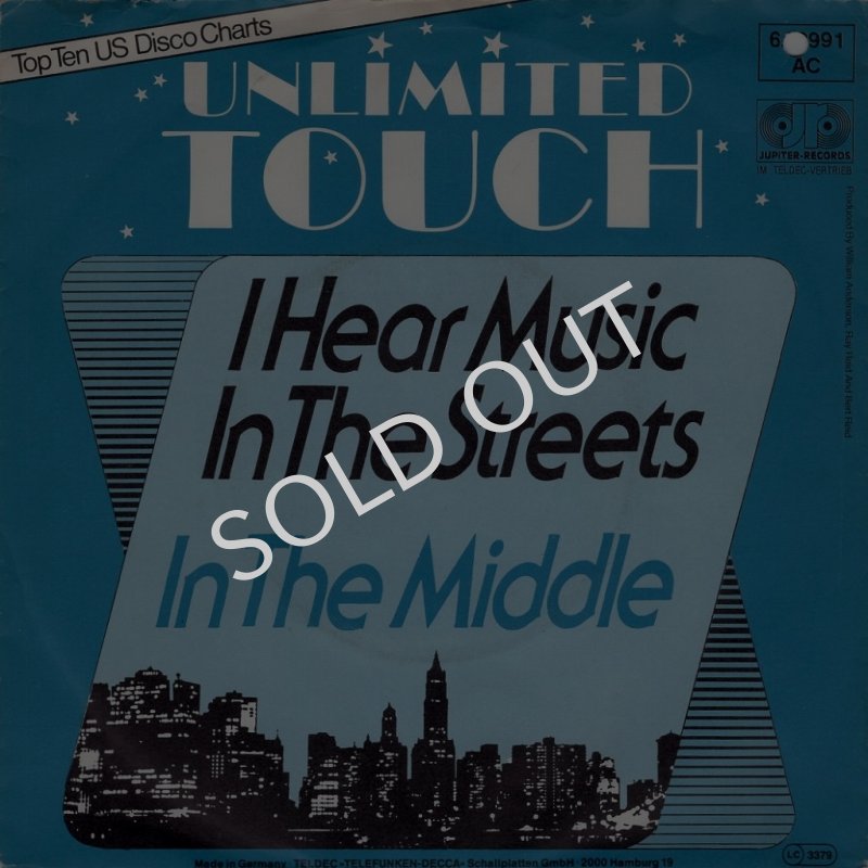 画像1: UNLIMITED TOUCH - I HEAR MUSIC IN THE STREETS / IN THE MIDDLE  (1)