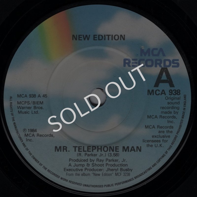 画像1: NEW EDITION - MR. TELEPHONE MAN / DELICIOUS  (1)