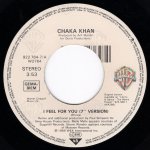 画像2: CHAKA KHAN - I FEEL FOR YOU (7" VERSION) / I KNOW YOU, I LIVE YOU (7" VERSION)  (2)