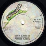 画像2: PATRICE RUSHEN - NEVER GONNA GIVE YOU UP (WON'T LET YOU BE) / DON'T BLAME ME  (2)