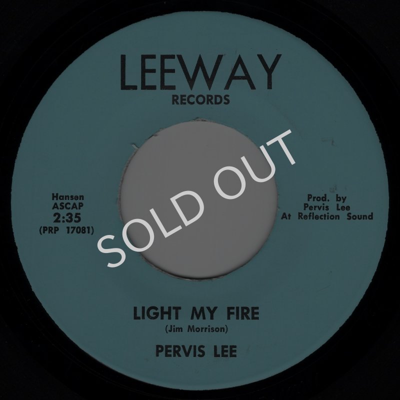 画像1: PERVIS LEE ‎- LIGHT MY FIRE / THE LETTER  (1)