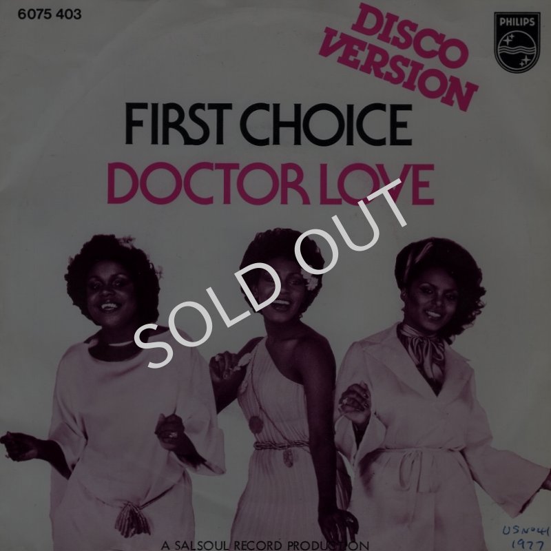 画像1: FIRST CHOICE - DOCTOR LOVE / DOCTOR LOVE (DISCO VERSION)  (1)