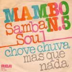 画像1: SAMBASOUL ‎- MAMBO NO. 5 / CHOVE CHUVA / MAS QUE NADA  (1)