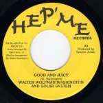 画像1: WALTER "WOLFMAN" WASHINGTON & SOLAR SYSTEM - GOOD AND JUICY / YOU GOT ME WORRIED  (1)